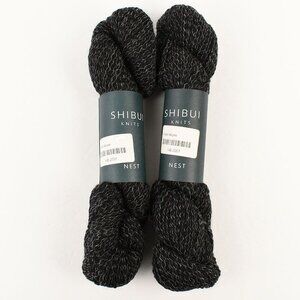 Shibui Knits Nest Yarn 2 Skeins DK Weight Fine Highland Wool Alpaca Abyss